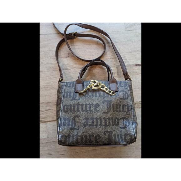 Juicy Couture Handbags - Juicy Couture Chestnut Chino Mini-Tote Bag